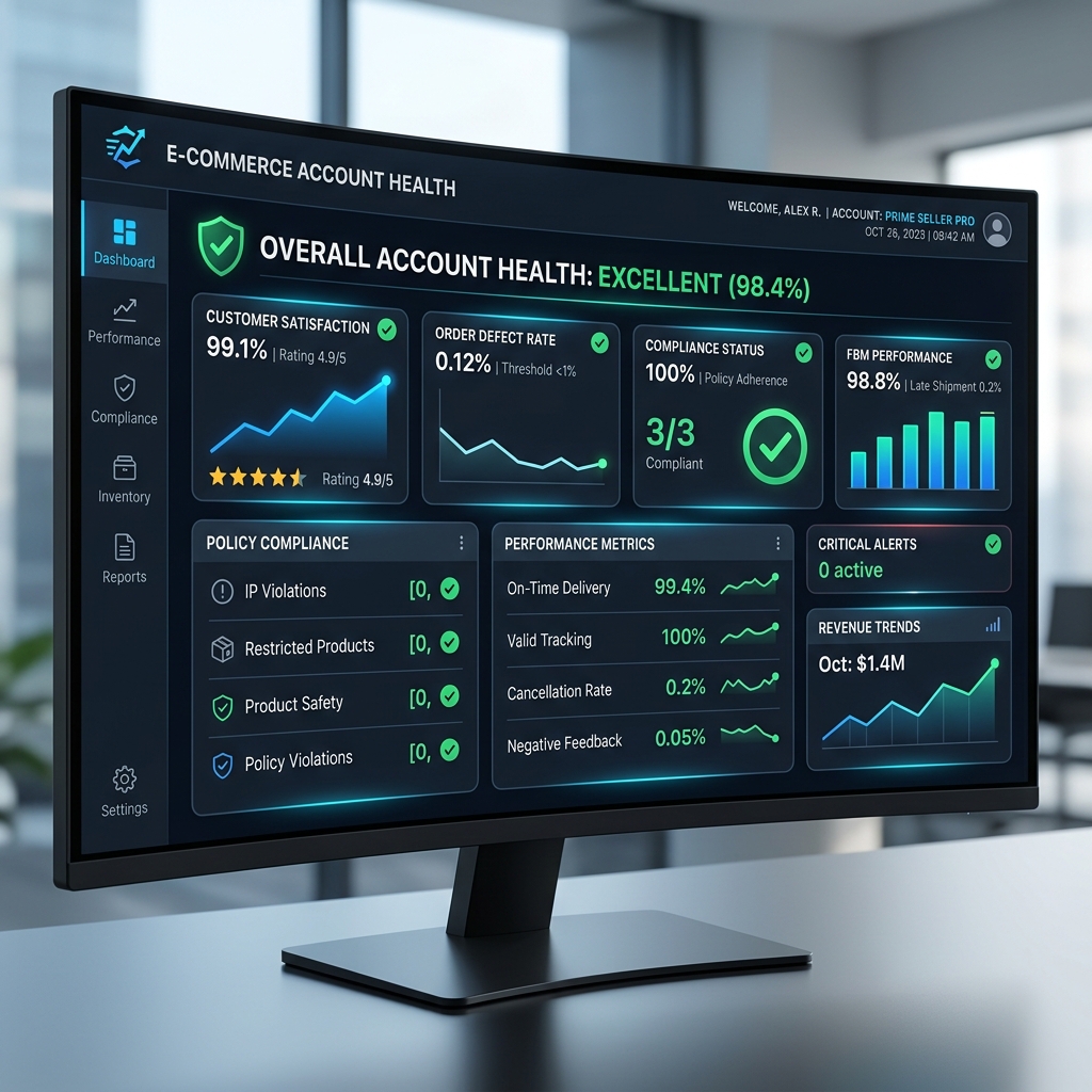Account Health: Proactive monitoring to prevent suspensions